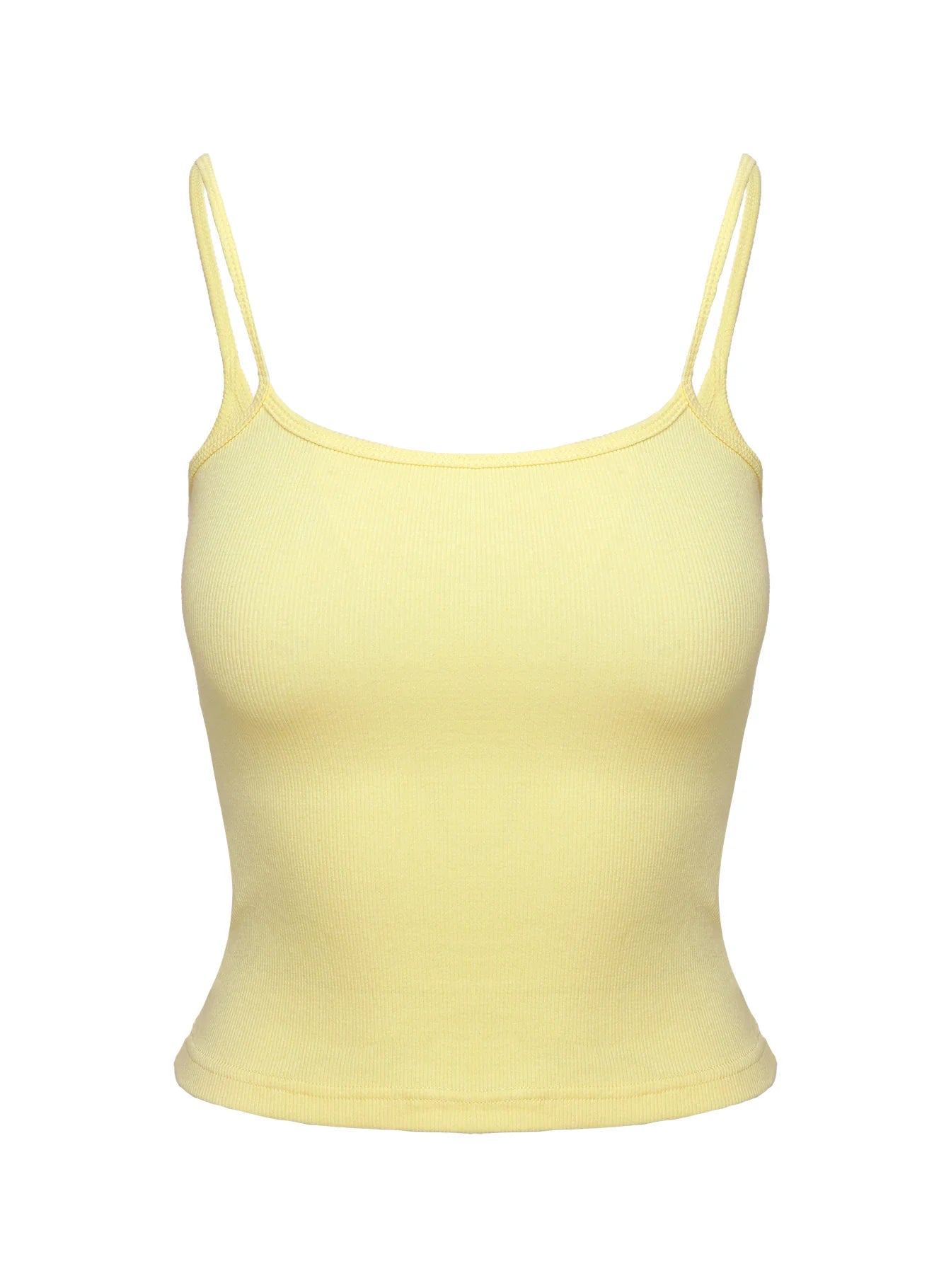 Baseline Rib Top Yellow