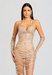 Citrine Embellished Dress