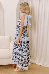 Stroll Through The Park Floral Midi Dress
