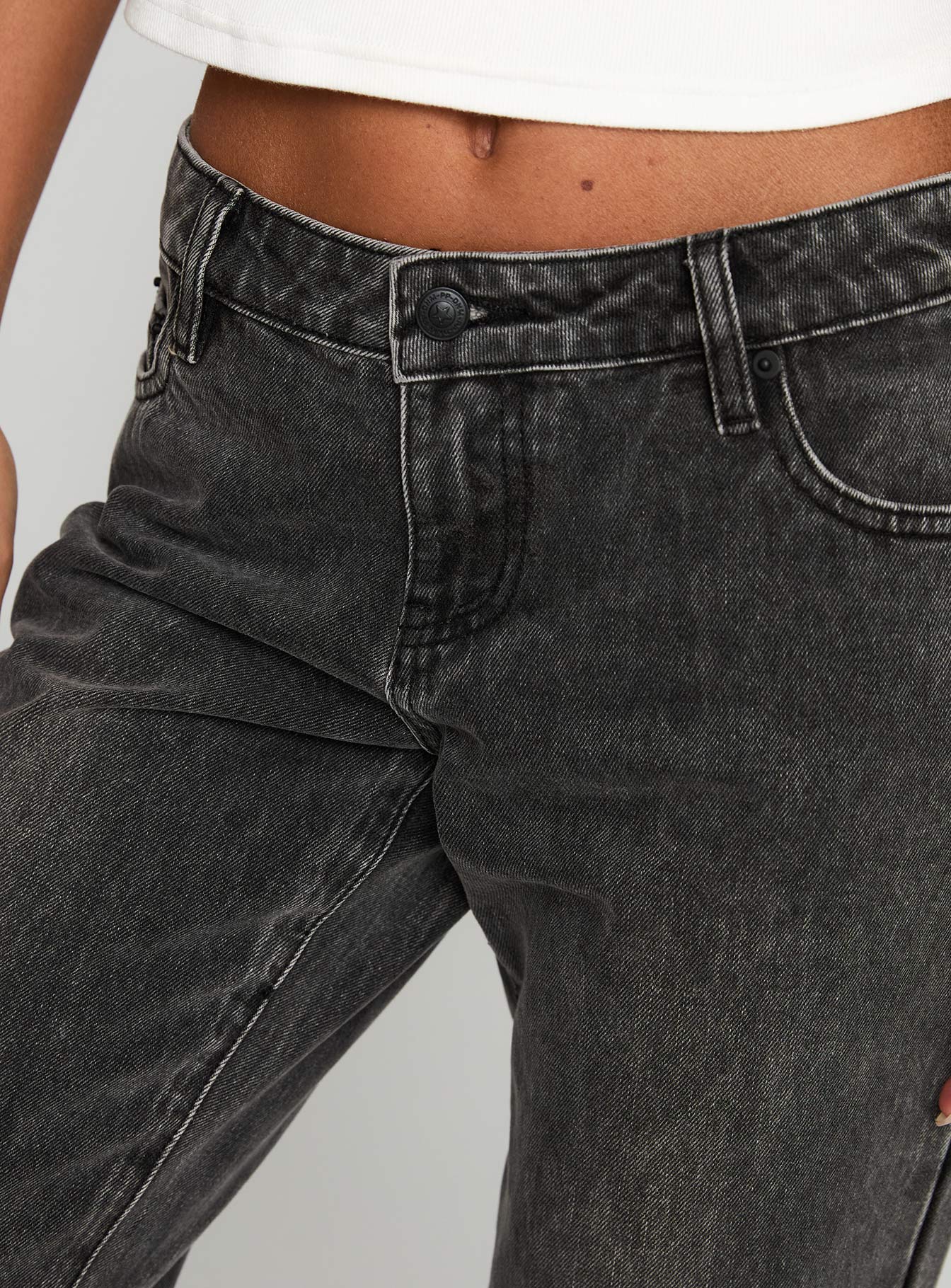 Better Half Low Rise Jeans Charcoal