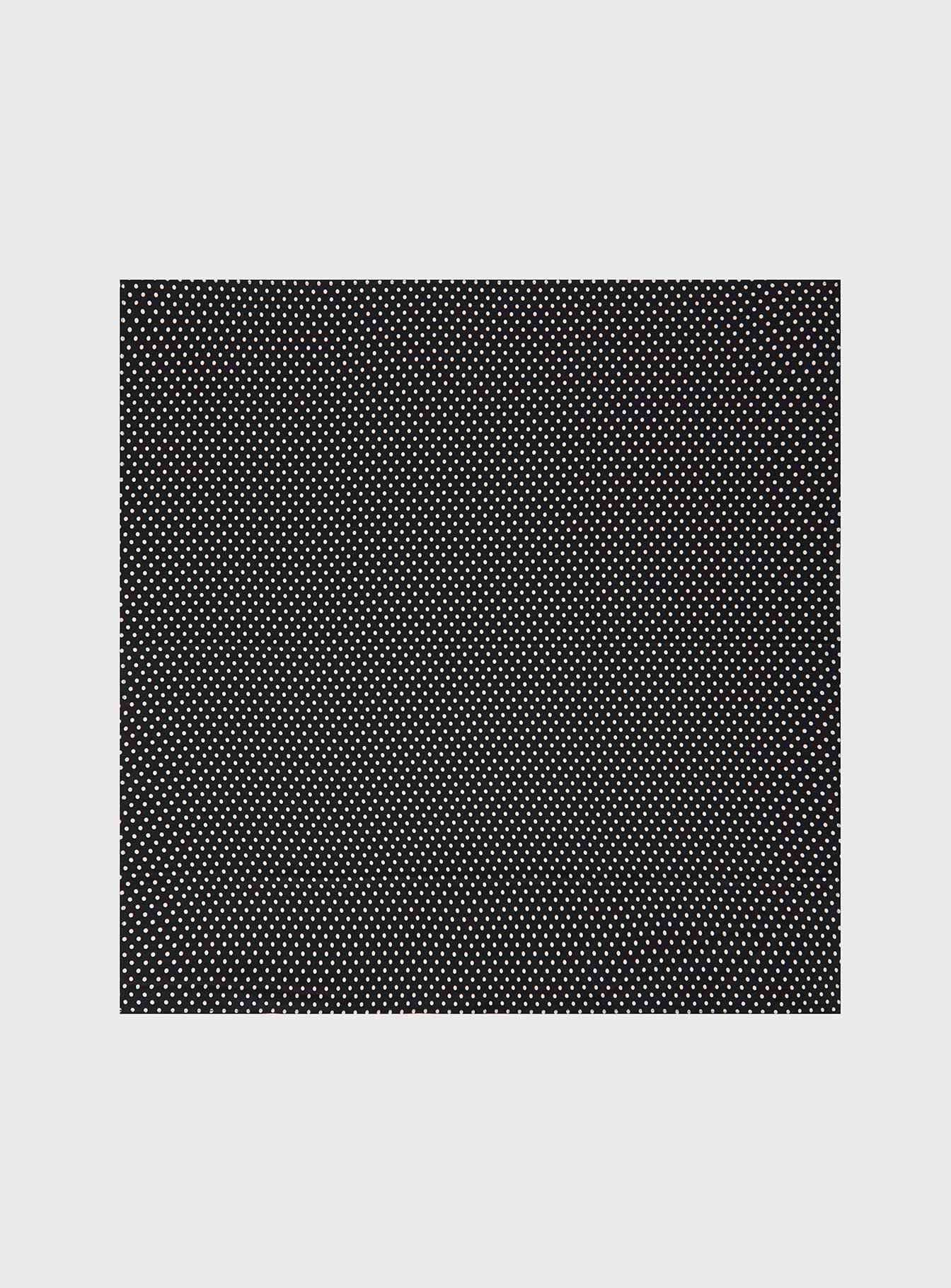 Nellie Hair Scarf Black Polka Dot