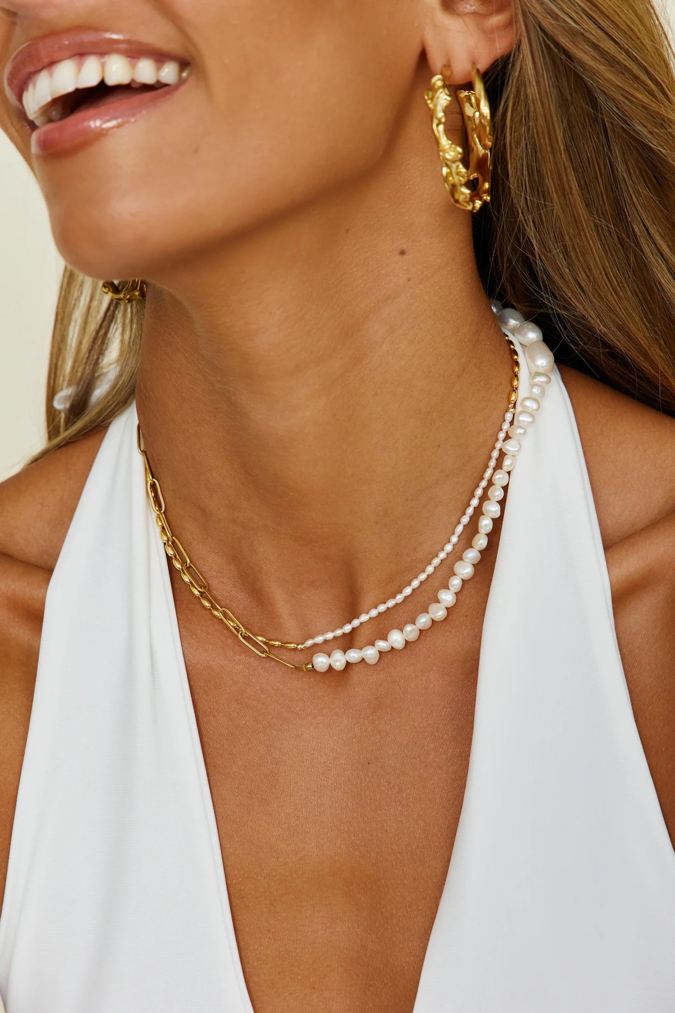 18k Gold Plated Falling Fast Necklace