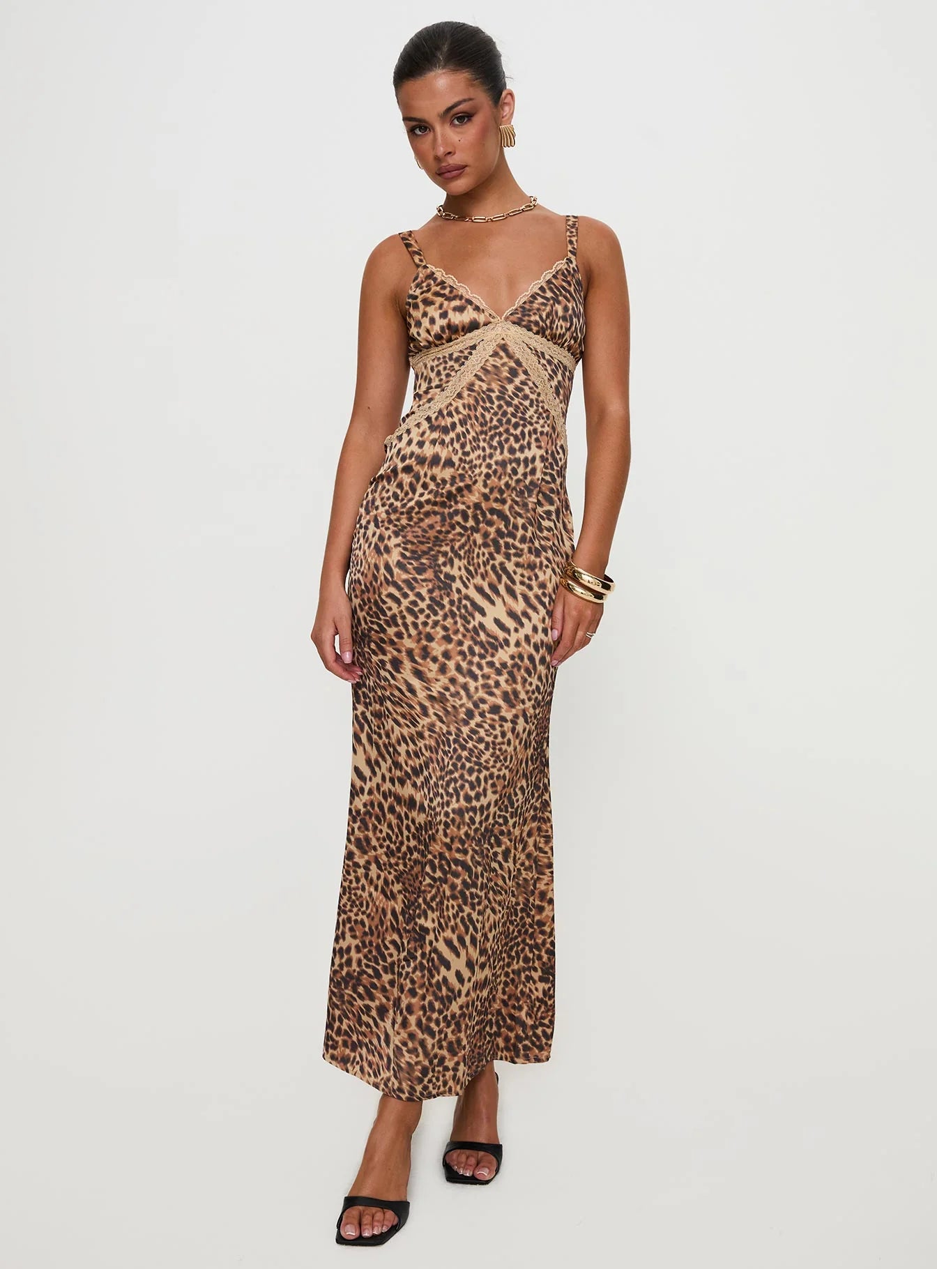 Sanctuary Maxi Dress Leopard