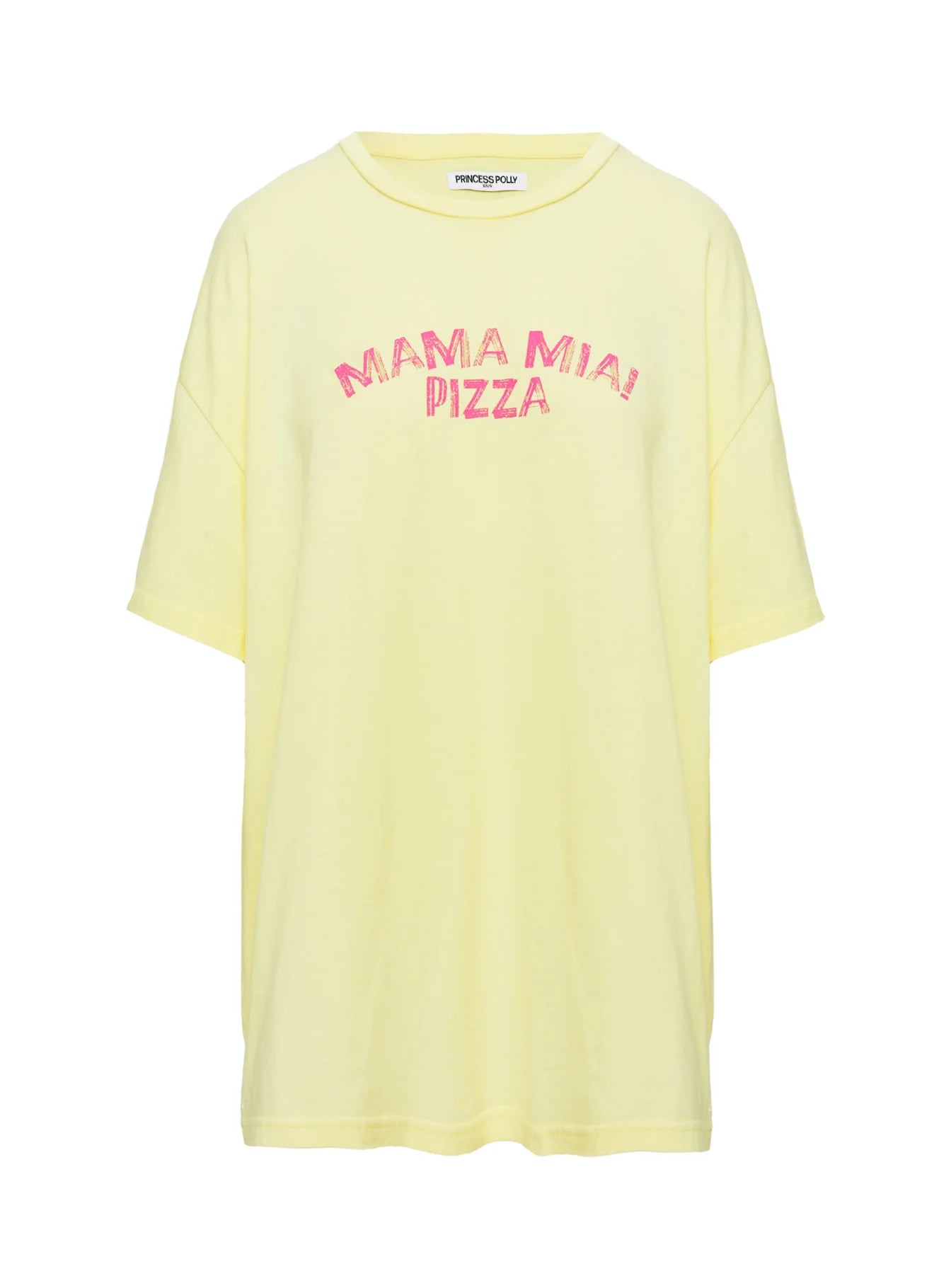 Made With Love Graphic Top Pastel Yellow