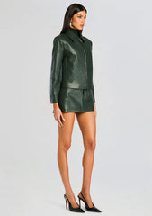 Asha Faux Leather Jacket