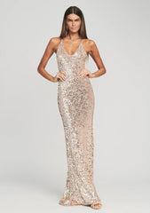 Marie Sequin Crochet Dress