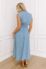 Downtown Daze Denim Midi Dress
