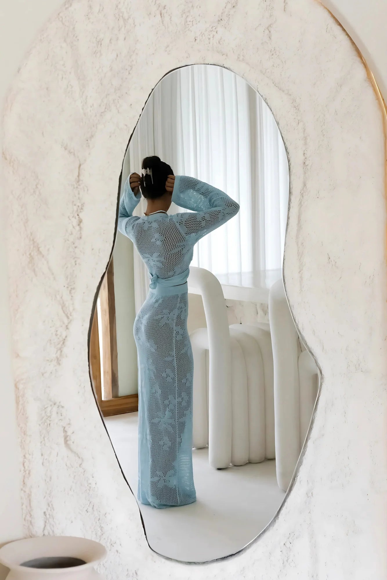 Terra Maxi Skirt Baby Blue