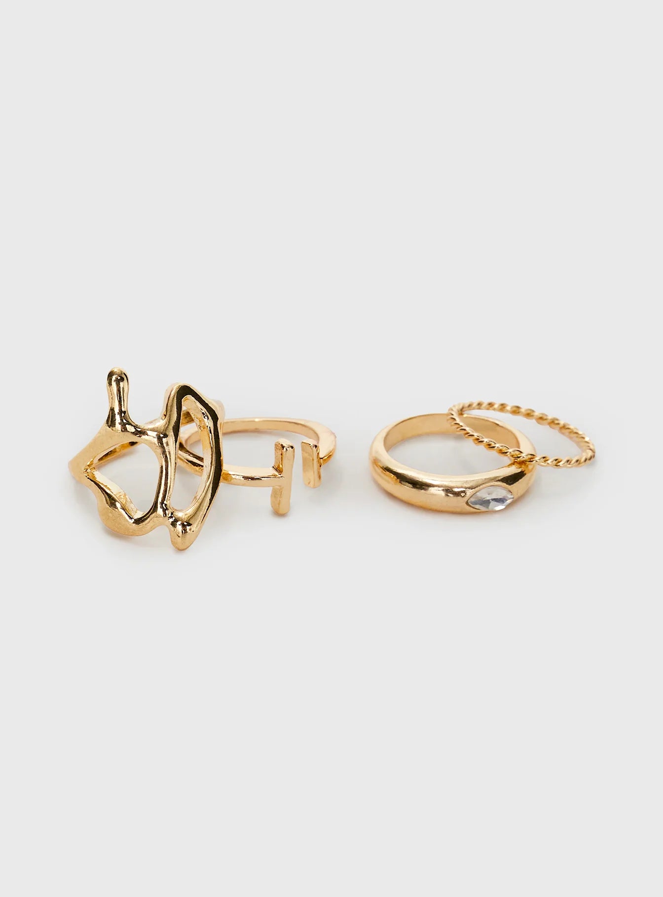 Better Together Ring Set Gold