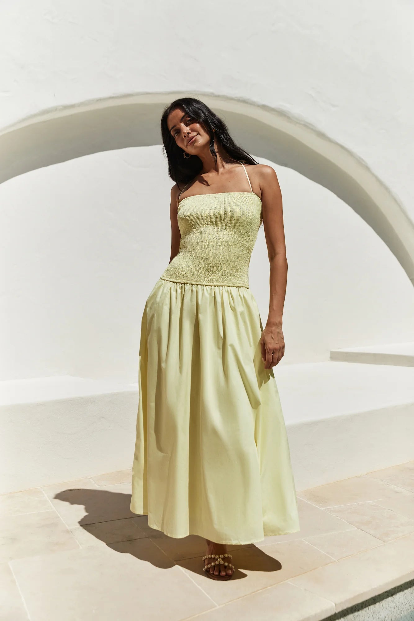 Blessed Destiny Maxi Dress Yellow