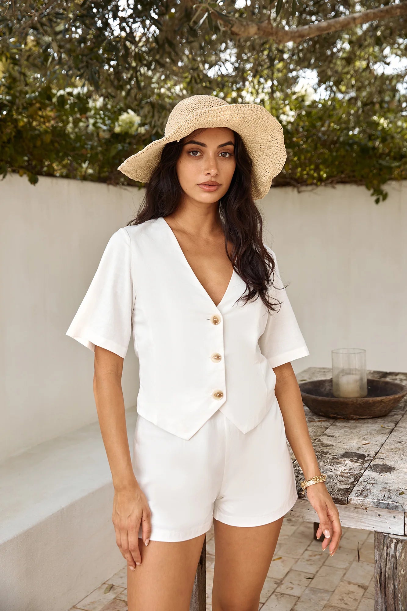 Big City Shorts White