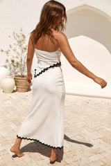 Found Love Maxi Skirt White