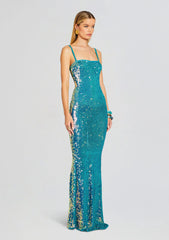Lisette Sequin Crochet Dress
