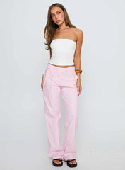 Destini Tie Up Pant Pink