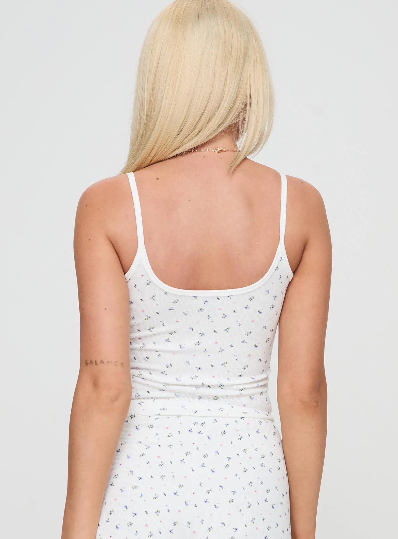 Take On Me Rib Top Floral