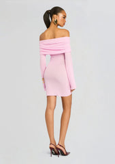 Galli Rib Knit Mini Dress