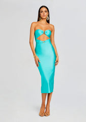 Ida Lycra Midi Dress