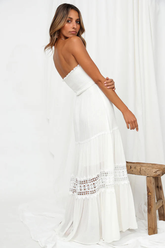 Agatha Maxi Dress White