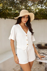 Big City Shorts White