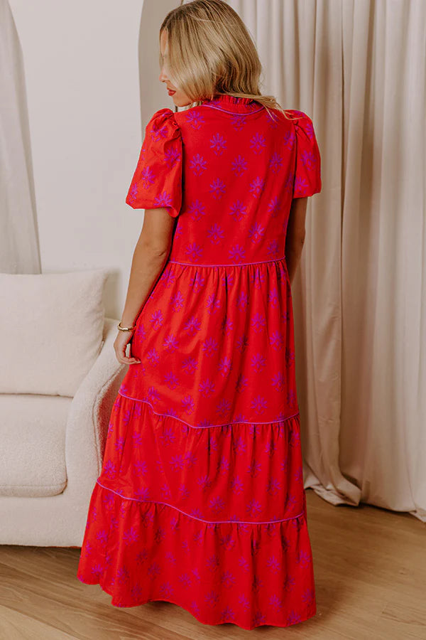 Sweetheart Moment Floral Maxi Dress