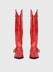 Rhode Cowboy Boots Red