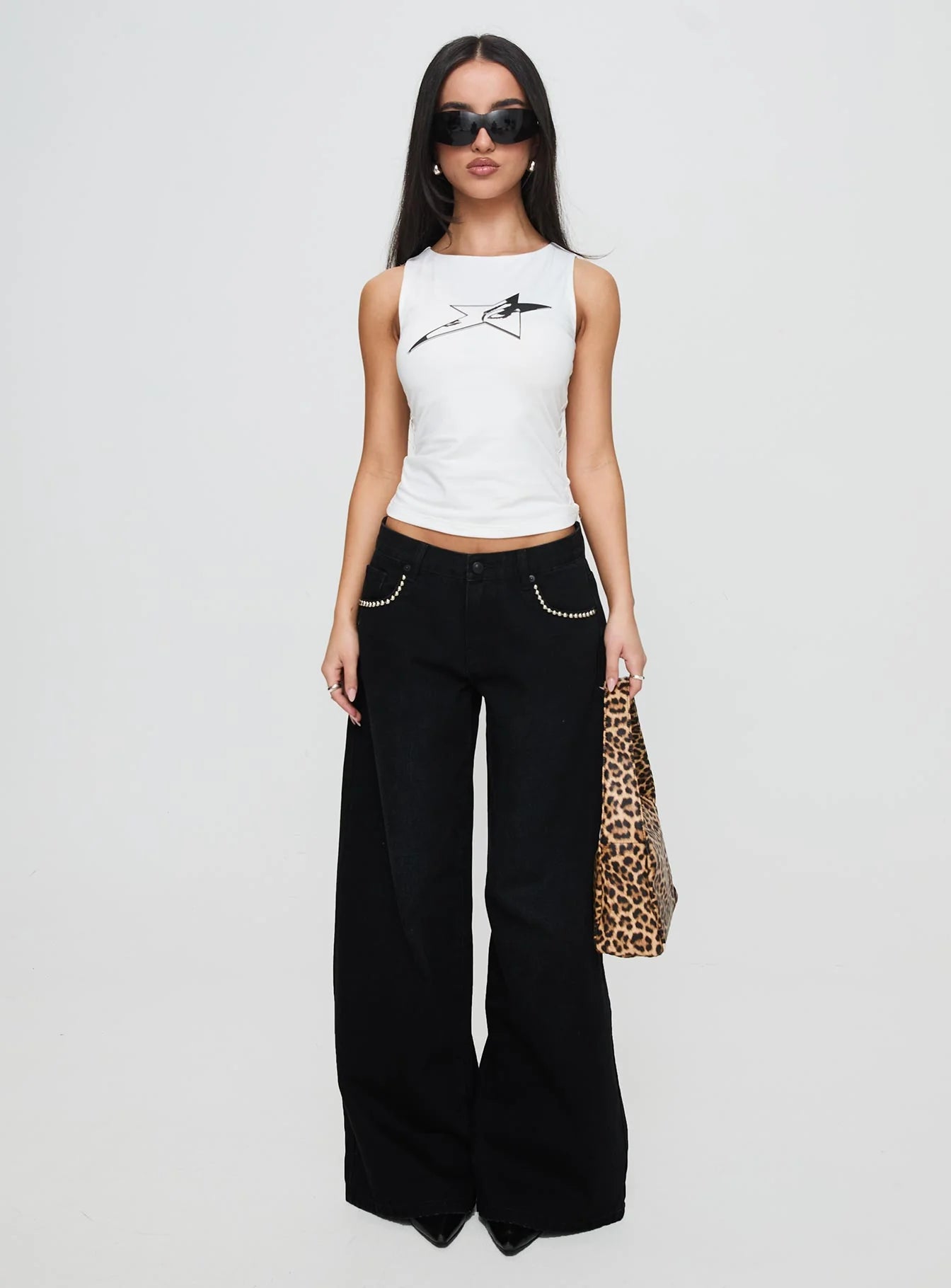 Star Eyes Top White