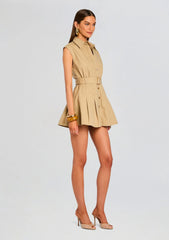Audley Trench Mini Dress