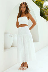 Enjoy Daylight Crop Top White