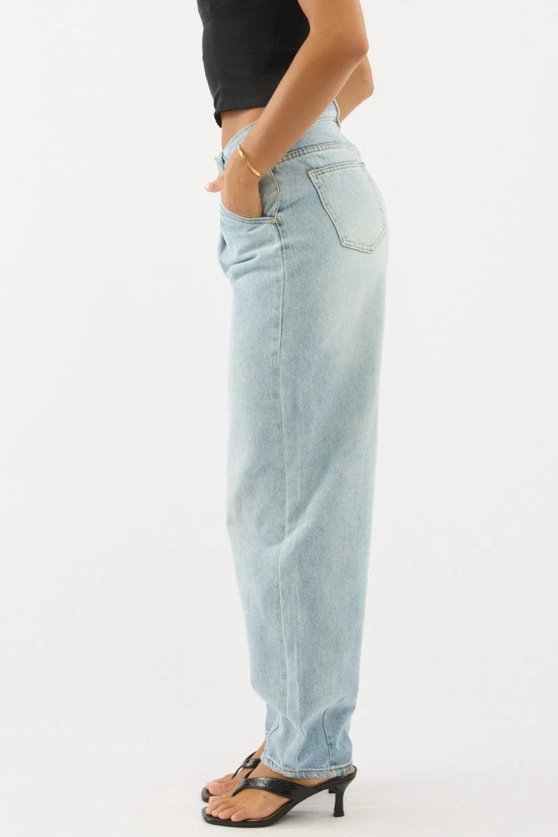 Denim Barrel Jeans