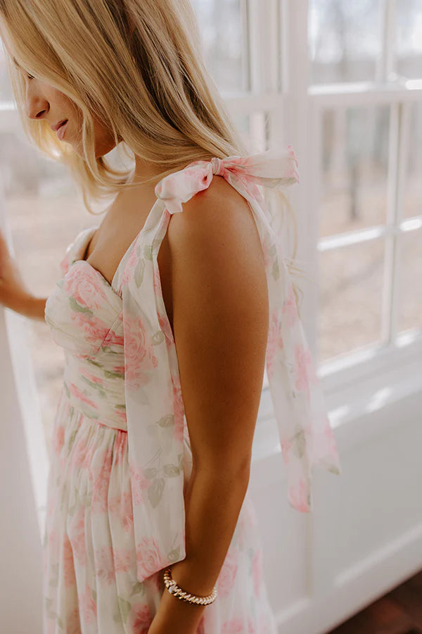 Sweet Darling Floral Midi Dress