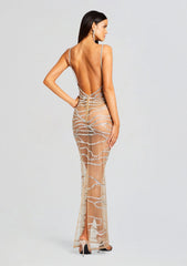 Citrine Embellished Dress