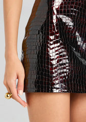 Camila Leather Skirt