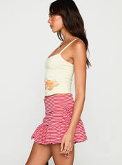 Lolana Hibiscus Graphic Tank Yellow