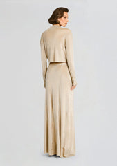 Alice Metallic Knit Maxi Skirt