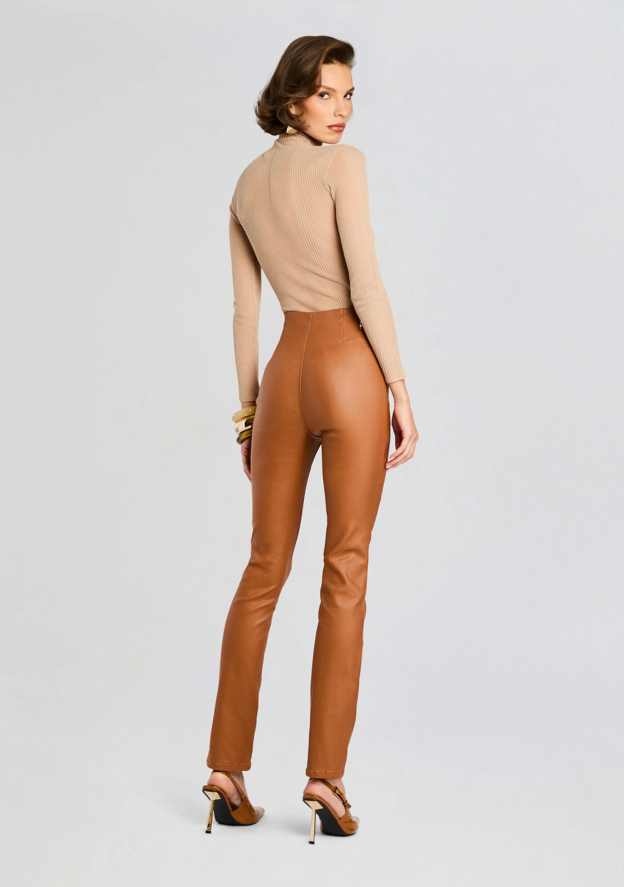 Xena Coated Denim Pant