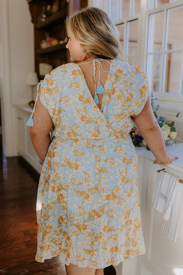Kind Moment Floral Mini Dress Curves