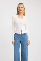Bec Button Long Sleeve Top