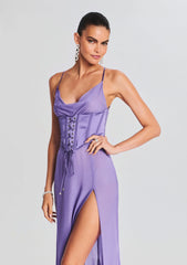 Larissa Silk Corset Dress