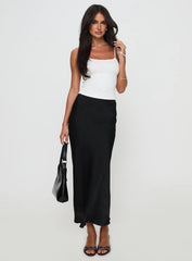 Haley Maxi Skirt Black