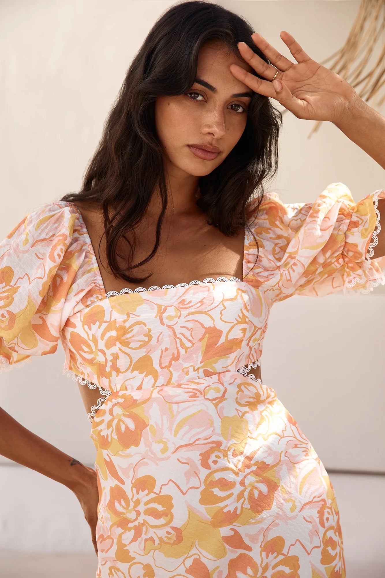 Sunrise Hue Maxi Dress Orange
