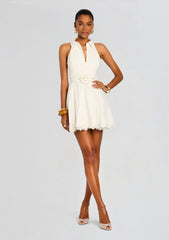 Adya Short Dress w/ Belt