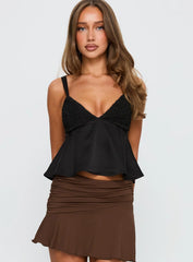 Long Way Down Cami Top Black