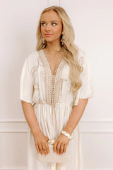 Travel To Tulum Embroidered Midi Dress