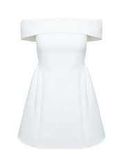 Main Character Strapless Mini Dress White