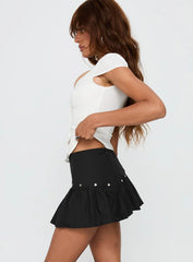 Curtain Call Mini Skirt Black