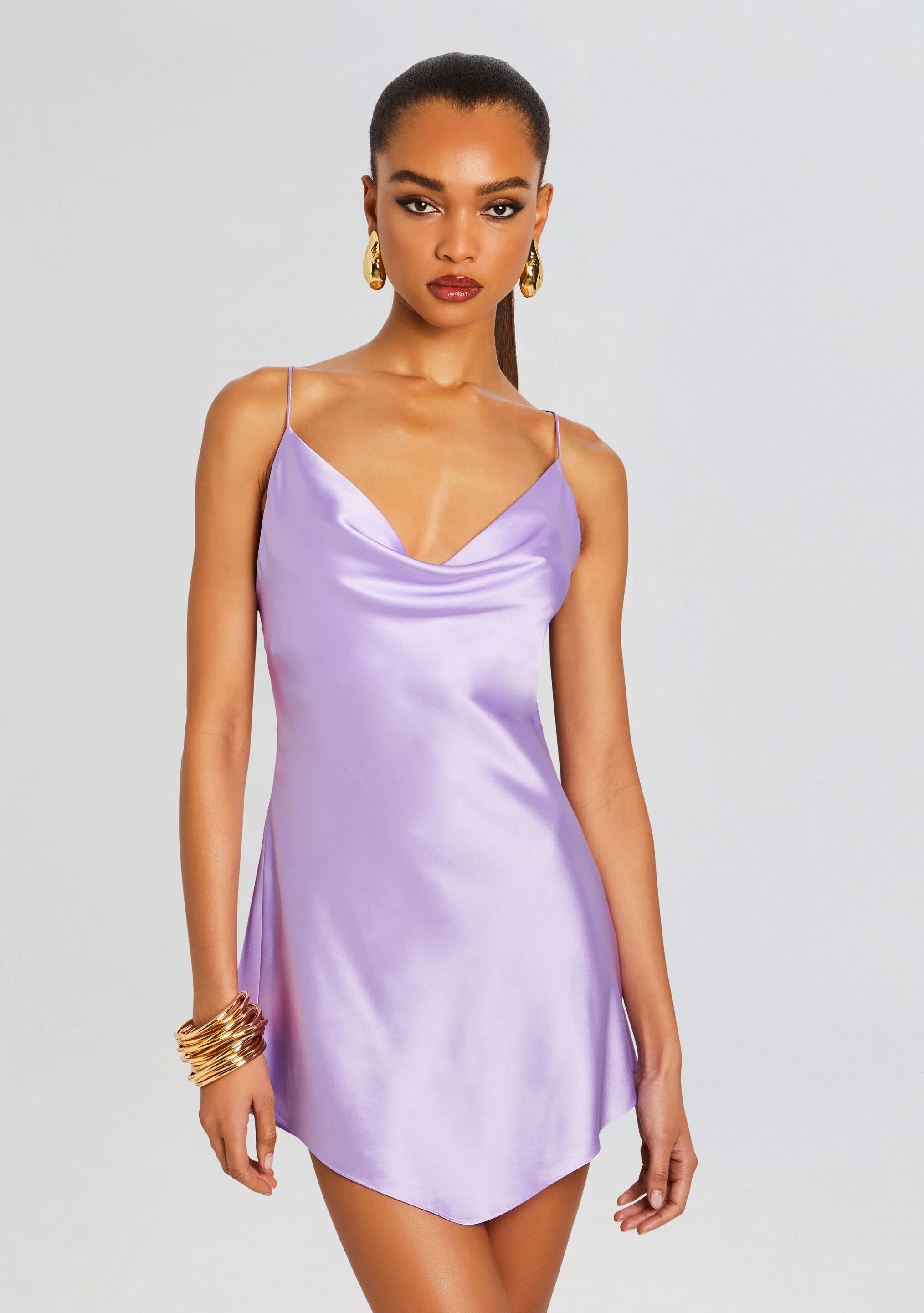 Pracilla Silk Mini Dress
