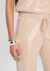 Allie Sequin Knit Jumpsuit