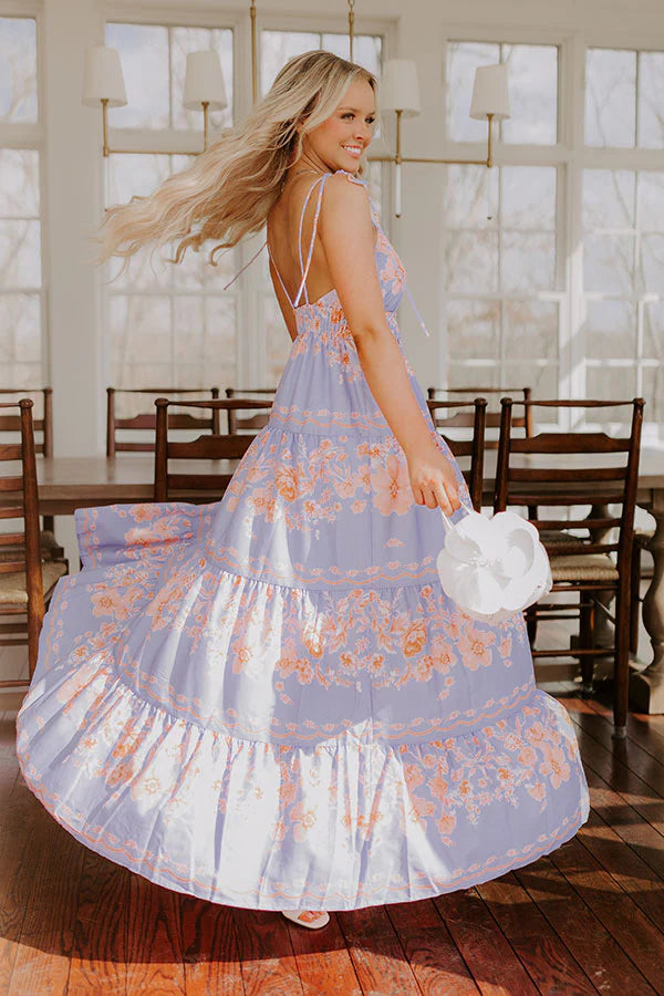 Serenity Song Floral Maxi Dress