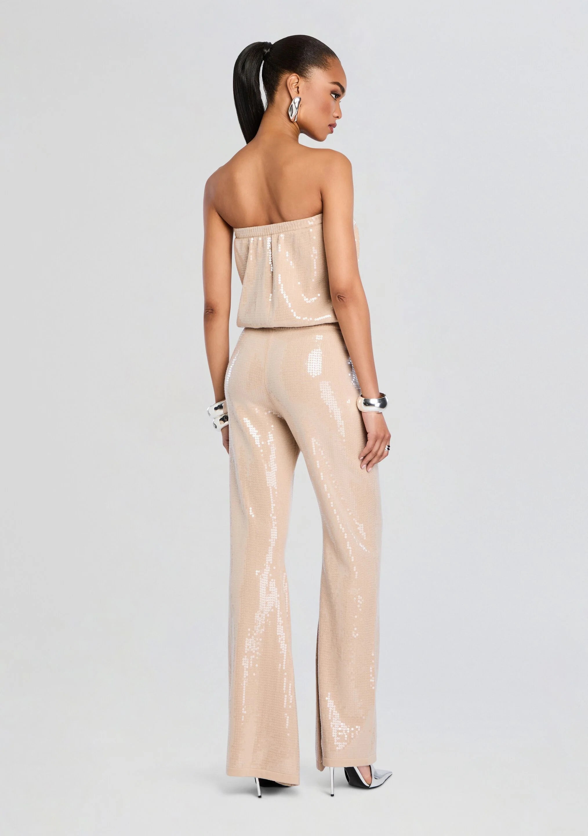 Allie Sequin Knit Jumpsuit
