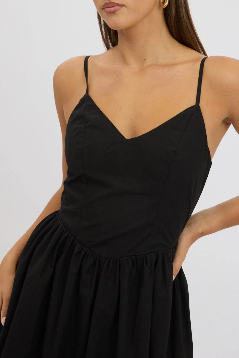 Black Maxi Dress Singlet